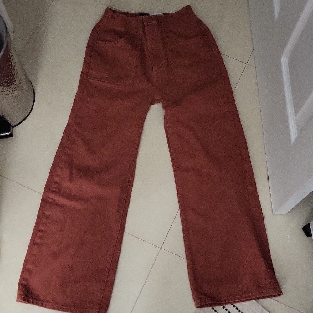 Girls High-Rise Baggy Wide Leg Jeans